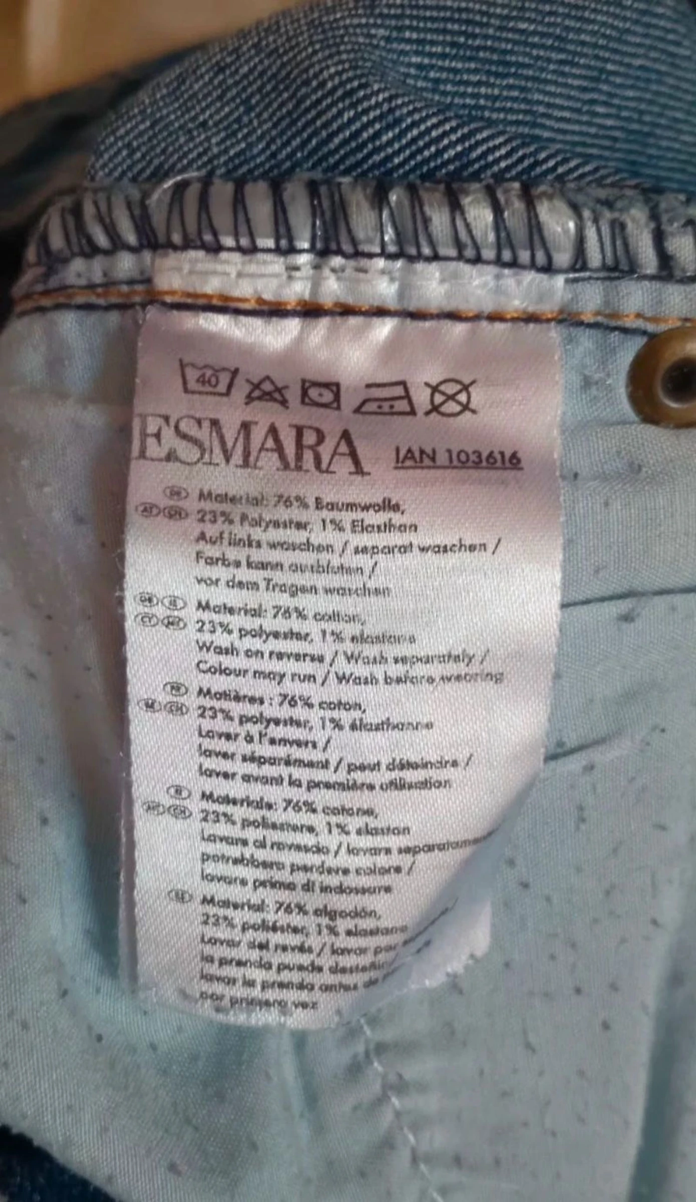 Jean Skinny ESMARA feminino-Tamanho 44-excelente estado – photo 9